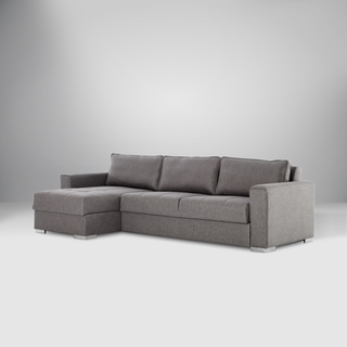 Modern Cooper sectional sofa with L-shaped design, built-in storage, and high-quality fabric upholstery