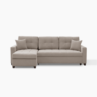 Ivy Reversible Chase Queen Sleeper Sectional with sleek design, reversible chaise, and durable materials.