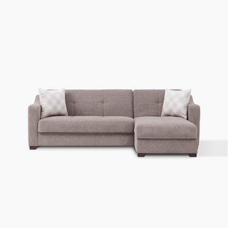 Modular Serenity sectional with built-in storage and sleeper functionality