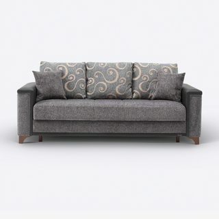 Luxurious Charlotte loveseat and armchair with high-density foam and solid wood frame