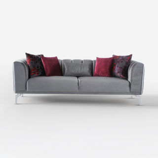 Comfortable Gravita sofa, loveseat, and accent chair with high-density foam cushioning