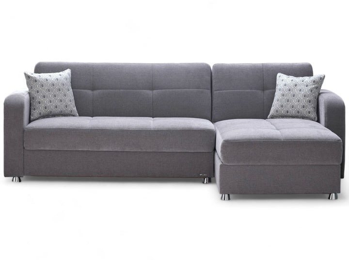 Vision S 101" Sleeper Sectional Grey