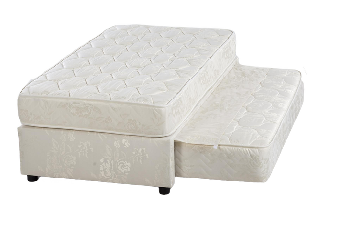 Enjoy a comfortable sleep with the Alize High Rise bed, featuring an extra mattress and optimal height.