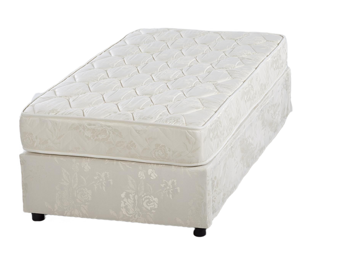 The Alize High Rise bed includes an extra mattress for enhanced support and comfort.