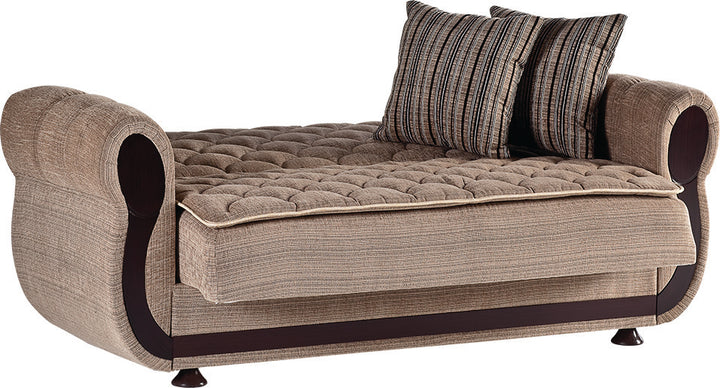 Combining style and functionality, the Argos Loveseat offers both elegance and practicality.