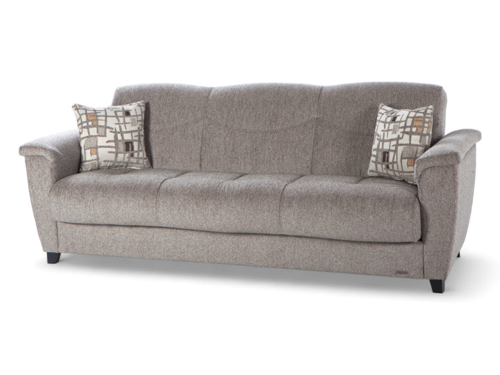 The Aspen Living Room Set features a modern design with sleek lines and high-quality materials.