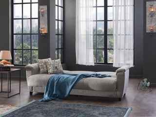 Aspen Sofa’s sleeper functionality ensures guests have a comfortable place to rest.