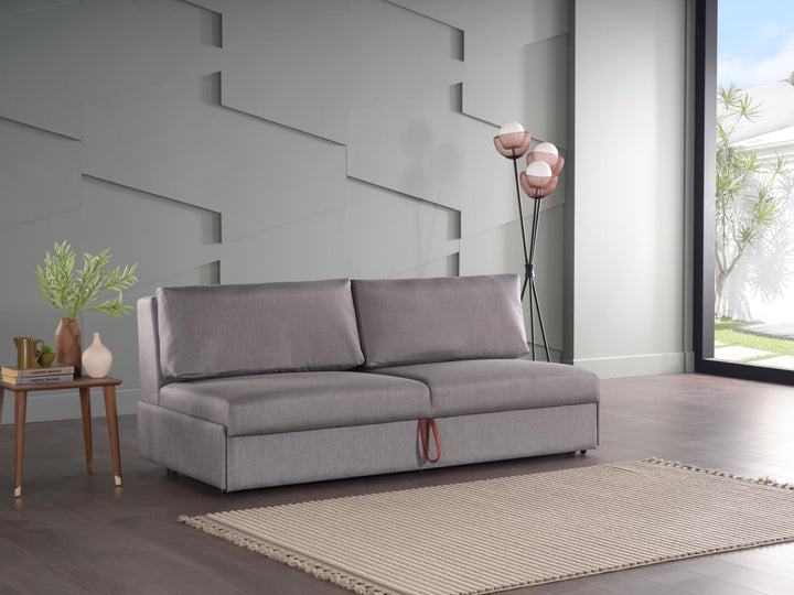 The Ava Sleeper Sofa is a space-saving solution with its compact design and sleeper functionality.