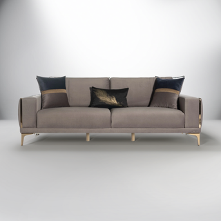 Carlino Concept modern sleeper sofa set with bold textures and contemporary style