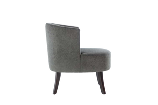 Modern design meets ultimate relaxation in the Cedar Accent Armchair, featuring a plump bucket chair silhouette.