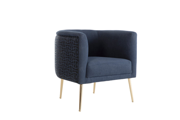 Maintenance is a breeze with the Cloak Accent Armchair’s easy-to-clean, soft fabric.