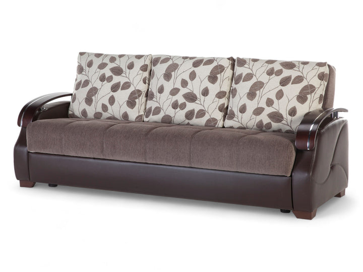 Experience bold style with the Costa three-seat sofa, featuring a sleek design and performance fabric.