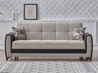 Elevate your living room with the Dublin Modern Sleeper Sofa, combining sleek design with versatile functionality.