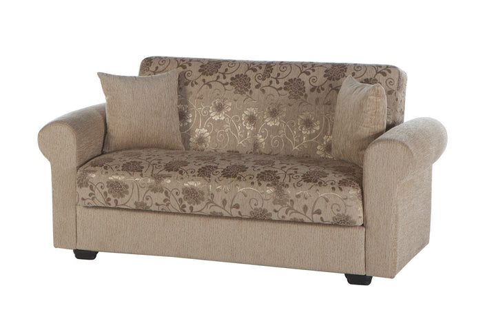 Elita Loveseat combining comfort and style with its modern fabric and design.