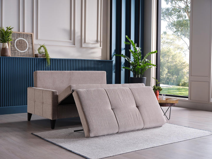 Compact and stylish Emmett Sleeper Sofa, ideal for small apartments and modern living spaces.