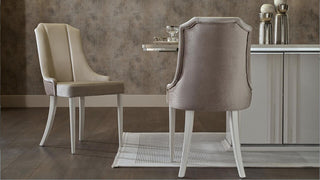 Sleek and modern design of the Gravita Dining Room Set.