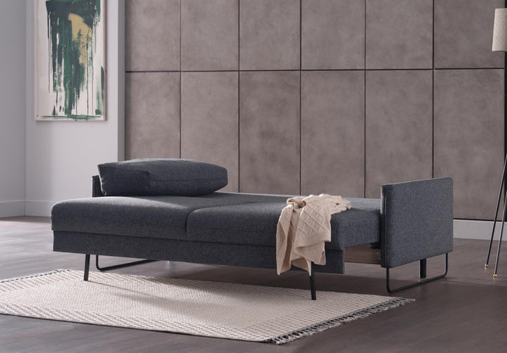 Laura sectional sofa with a solid wood frame and high-density foam for comfort.