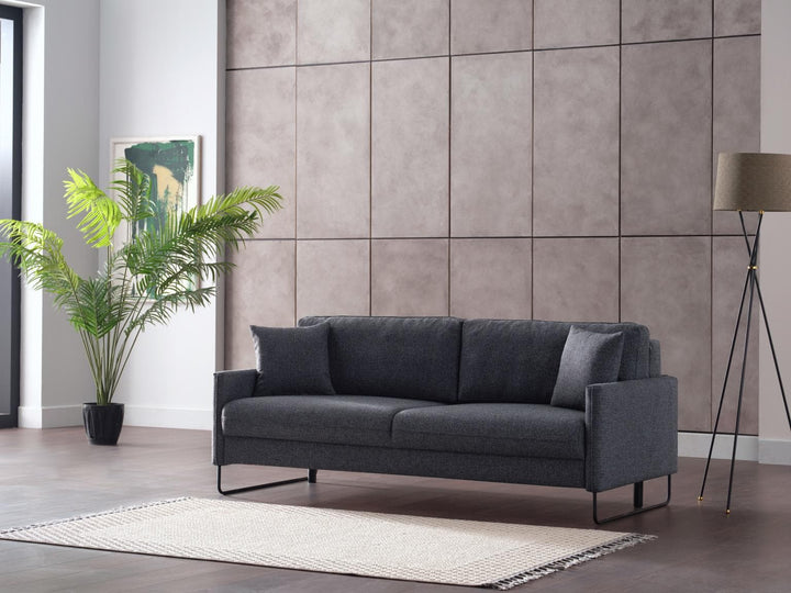 Laura sofa, designed to maximize space in small living rooms or offices.