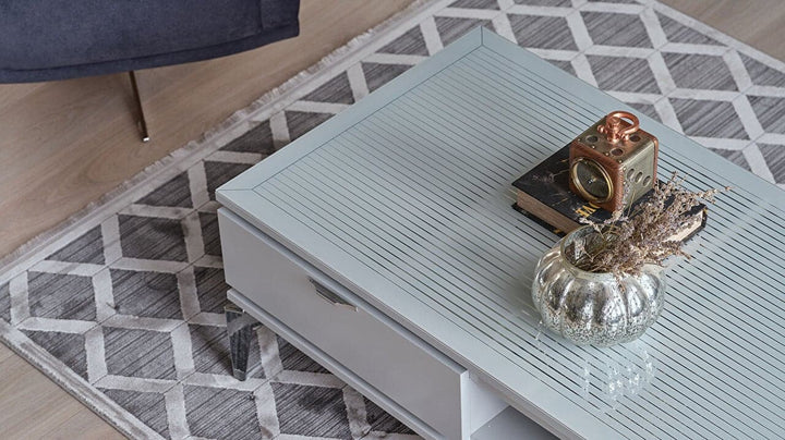 Contemporary Loretto Coffee Table with a sleek design, ideal for any stylish living space.