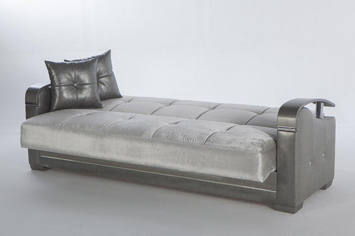 Luxe leatherette Luna Collection sofa set, designed for modern living spaces.