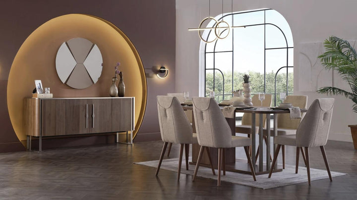 Elegant Mirante Buffet with a contemporary design, providing both style and functionality for your dining room.