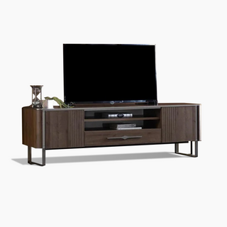 Modern Mirante TV Stand featuring clean lines and a stable platform for entertainment needs