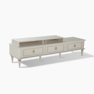 Opulent Mistral TV Stand featuring premium materials and stain-resistant finish for modern living rooms