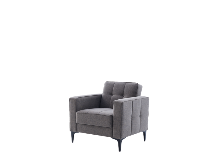 Parker Armchair offering lasting comfort with its supportive seat cushion and ample seating. Ideal for enjoying movie nights or sharing stories with loved ones.