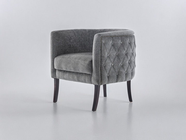 Selma Accent Chair featuring a modern silhouette with clean lines and understated curves. Low back profile, premium comfort, and durable craftsmanship in a chic range of colors.