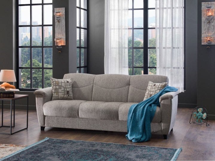 Experience modern design with the Aspen Collection, featuring a sofa, loveseat, and armchair.