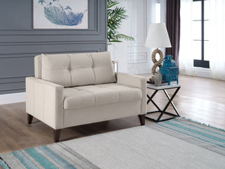 Upholstered in buttery soft performance fabric, the Chair and A Half is both stylish and durable.