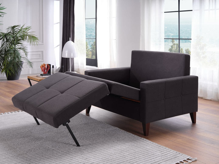 Versatile and chic, the Chair and A Half is perfect for relaxing alone or with a companion.