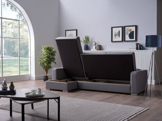 The L-shaped design of the Cooper sofa maximizes seating and adds style to any room.