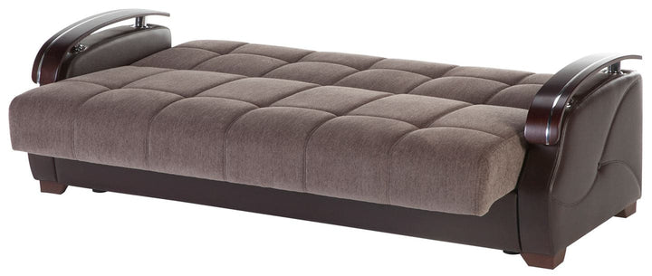 The Costa sleeper sofa offers both style and functionality, easily converting into a bed.