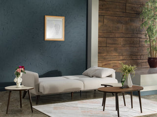 Perfect for modern living, the indigo blue Functional Sofa In A Box combines style and functionality.